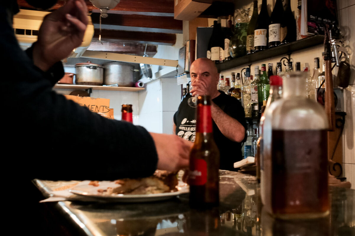 Natural wine at Bar Cortijo Tarragona